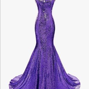 Purple prom dress never worn